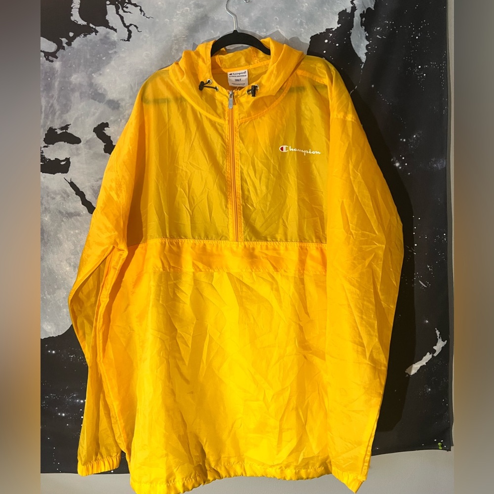 Yellow Champion Windbreaker